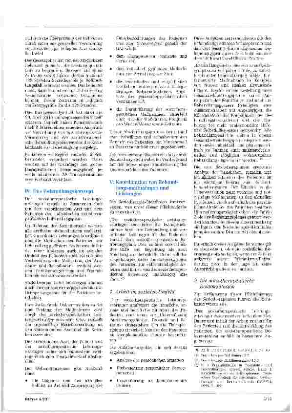 Vorschauseite 3: Rechtliche Betreuung und/ oder Soziotherapie?