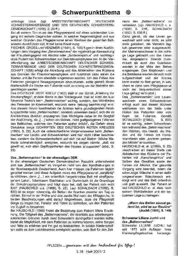 Vorschauseite 3: Rituale in der Pflege am Beispiel des Bettenmachens