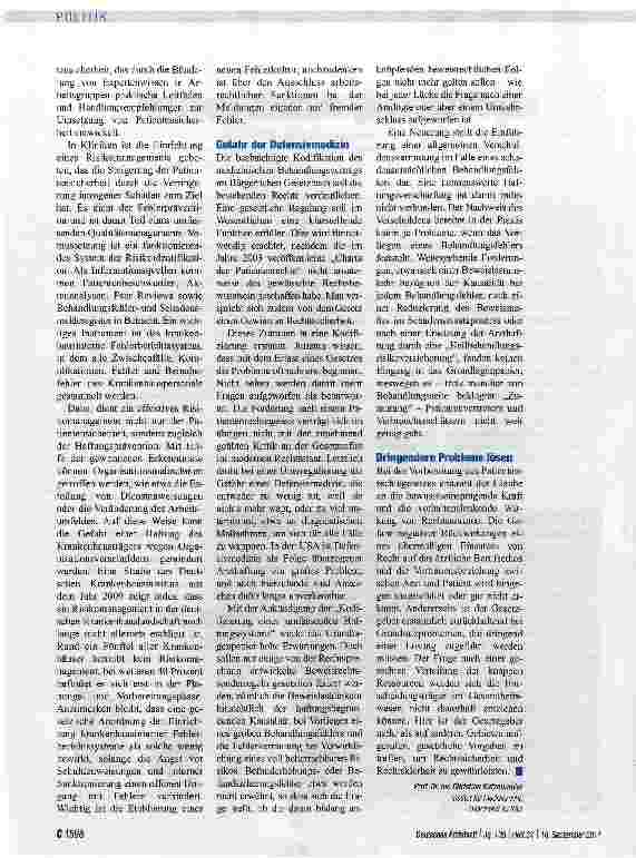 Vorschauseite 2: Kodifizierung ohne Zugewinn