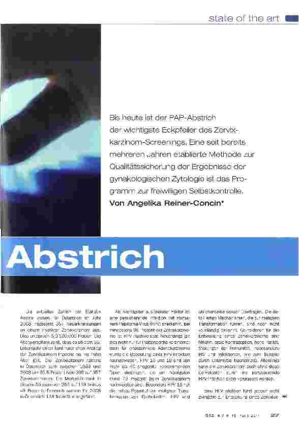 Vorschauseite 2: Der PAP-Abstrich