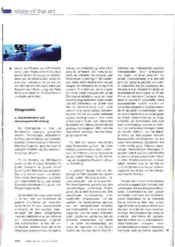 Vorschauseite 3: Der PAP-Abstrich