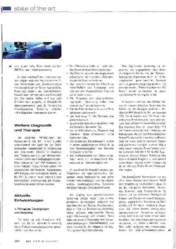 Vorschauseite 6: Der PAP-Abstrich