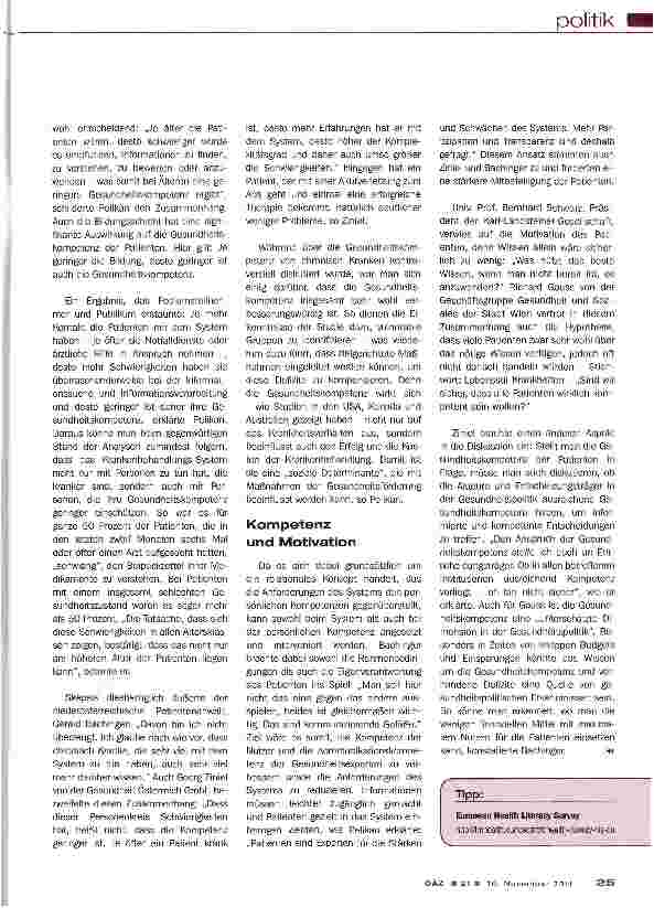 Vorschauseite 2: Soziale Determinante
