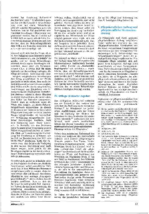 Vorschauseite 3: Sterbehilfe: Wer darf/muss die Behandlung abbrechen - Arzt, Pflegende, Betreuer?