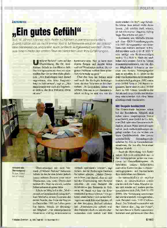 Vorschauseite 1: „Ein gutes Gefühl