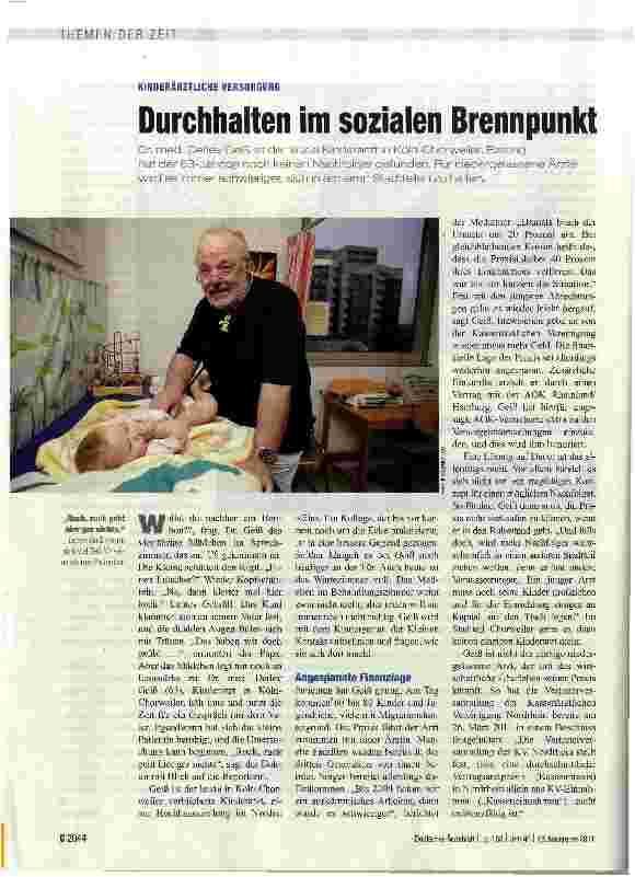 Vorschauseite 1: Durchhalten im sozialen Brennpunkt