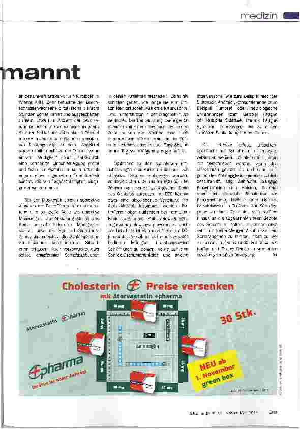 Vorschauseite 2: Wenn der Schlaf übermannt