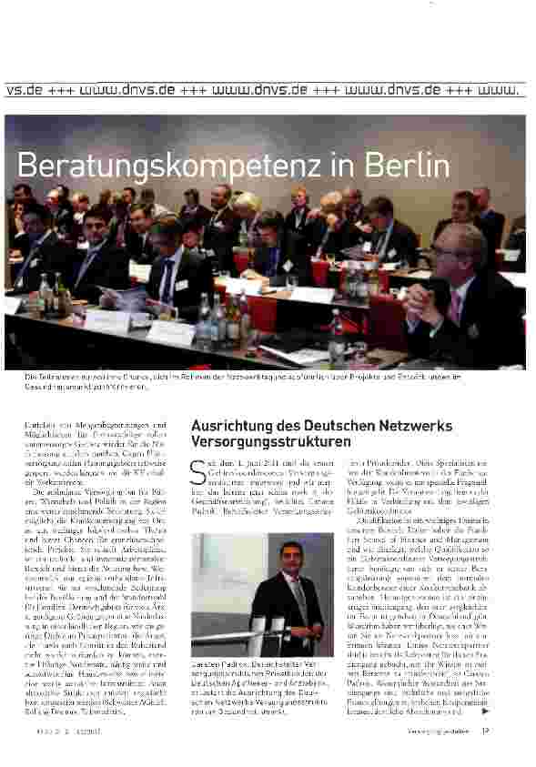 Vorschauseite 2: Apobank und Netzwerkpartner