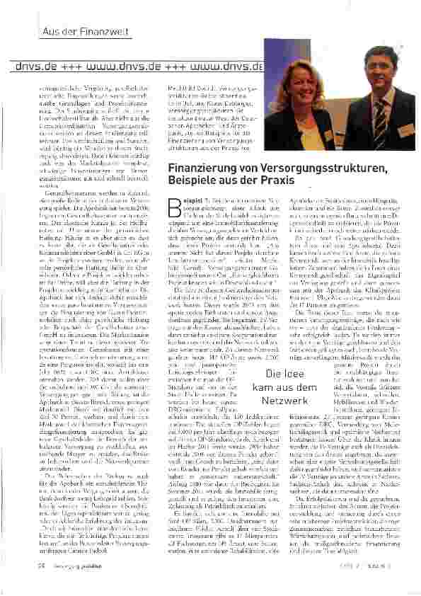 Vorschauseite 3: Apobank und Netzwerkpartner