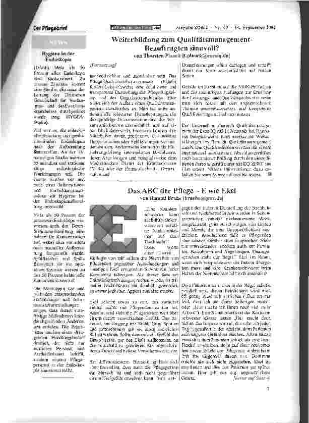 Vorschauseite 2: Weiterbildung zum Qualitätsmanagement-Beauftragten sinnvoll?