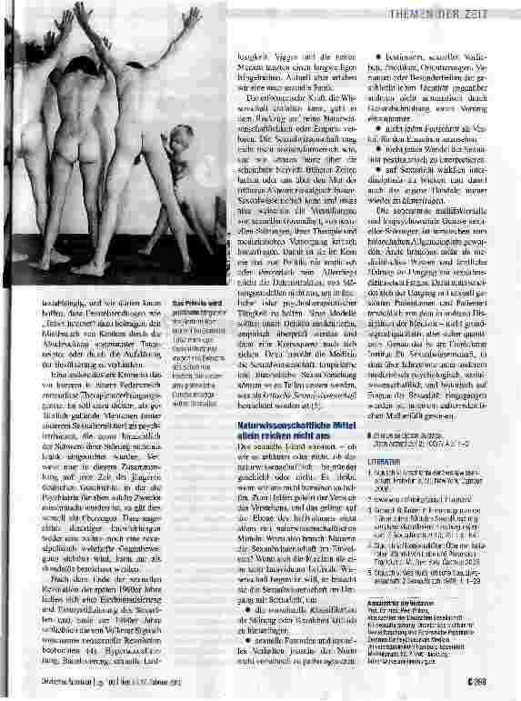 Vorschauseite 3: Das sexuelle Elend existiert weiter