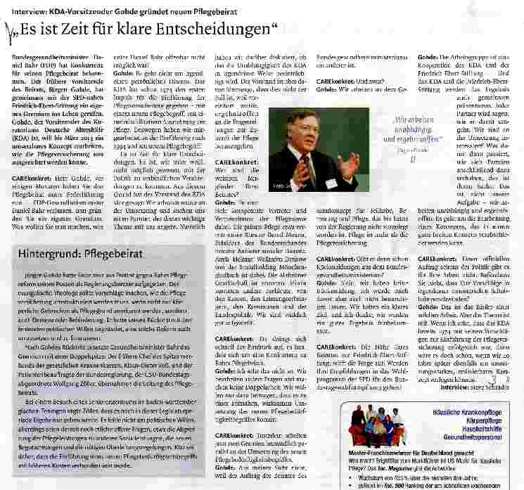 Vorschauseite 1: Es ist Zeit für klare Entscheidungen
