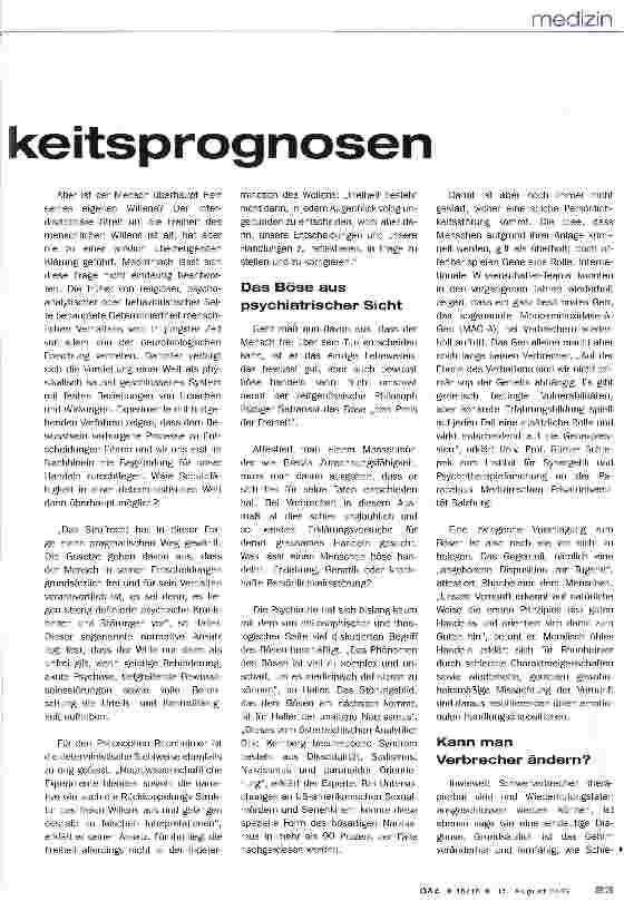 Vorschauseite 2: Gefährliche Gefährlichkeitsprognosen