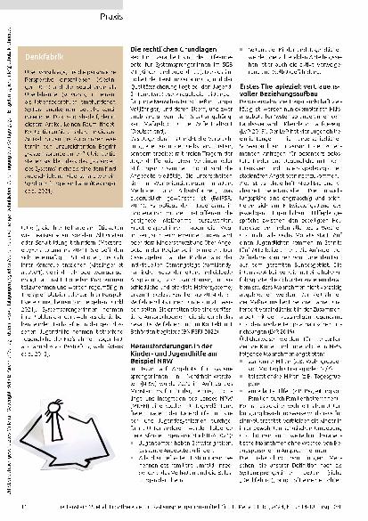 Vorschauseite 3: Rechtliche Grundlagen, Hilfsangebote und Ziele Ergotherapie mit Systemsprenger:innen (Teil 1)