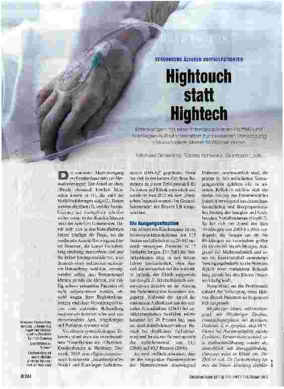 Vorschauseite 1: Hightouch statt Hightech