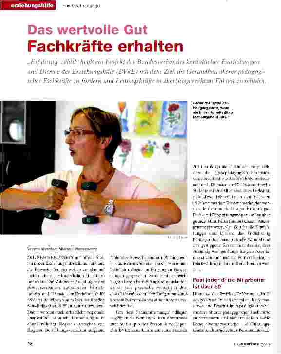 Vorschauseite 1: Das wertvolle Gut Fachkräfte erhalten