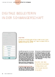 Vorschauseite 1: Digitale Begleiterin in der Schwangerschaft