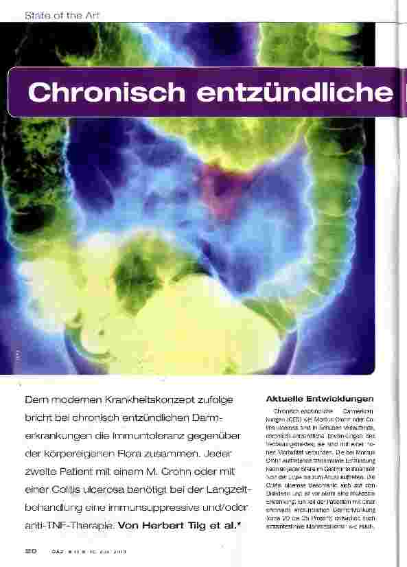 Vorschauseite 1: Chronisch entzündliche Darmerkrankungen