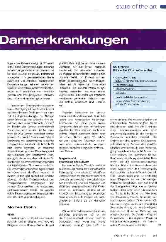 Vorschauseite 2: Chronisch entzündliche Darmerkrankungen