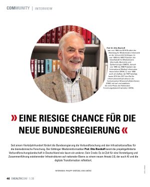Vorschauseite 1: " Eine riesige Chance für die neue Bundesregierung "