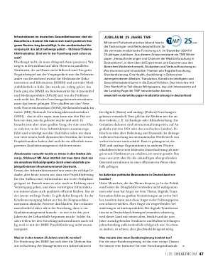 Vorschauseite 2: " Eine riesige Chance für die neue Bundesregierung "