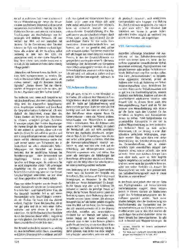 Vorschauseite 3: Selbstbestimmung und Demenz - Konsequenzen für die Arbeit von gesetzlichen Betreuern