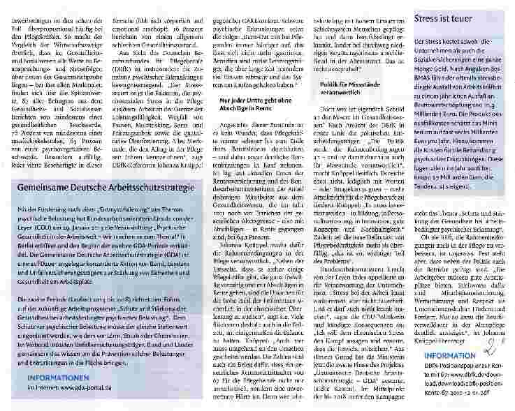 Vorschauseite 2: Stress lass nach!