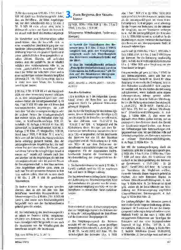 Vorschauseite 3: Zur Betreuervergütung §§ 1908i Abs. 1, 1836c, 1836d BGB; §§ 1 Abs. 2, 5 VBVG; § 90 SGB XII