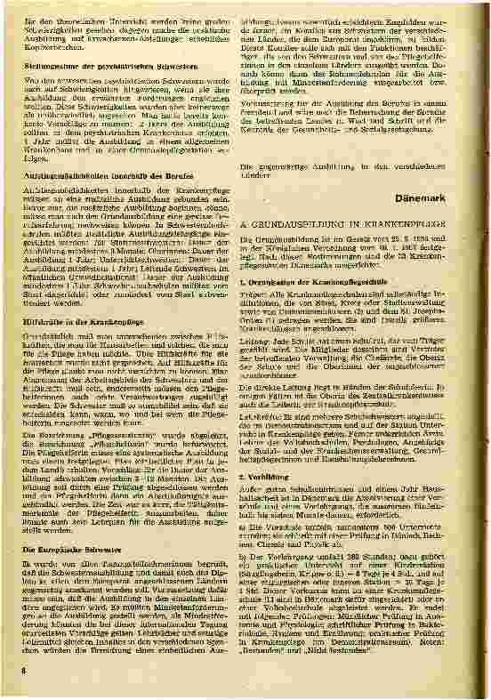 Vorschauseite 3: Moderne Schwesternausbildung - Vorschläge zur allgemeinen und umfassenden Ausbildung in Krankenpflege
