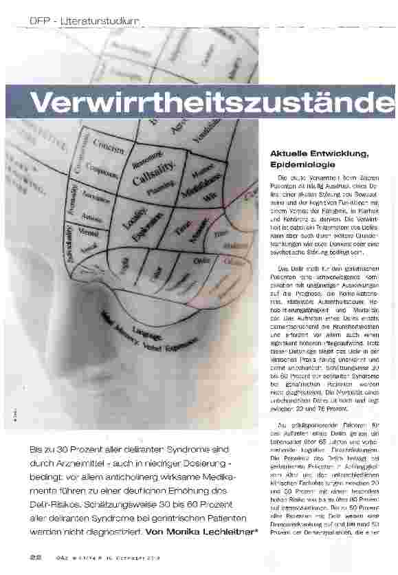 Vorschauseite 1: Verwirrtheitszustände im Alter
