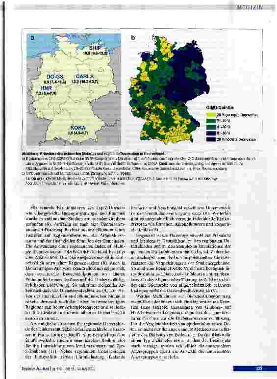 Vorschauseite 3: Typ-2-Diabetes: Prävalenz und Relevanz angeborener und erworbener Faktoren für die Prädiktion