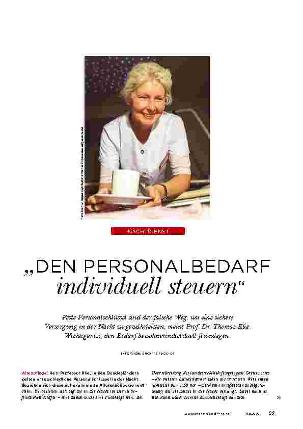 Vorschauseite 1: DEN PERSONALBEDARF individuell steuern“