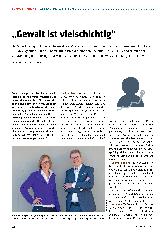 Vorschauseite 1: "Gewalt ist vielschichtig. "
