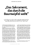 Vorschauseite 1: Das Sakrament, das durch die Baumwipfel weht.