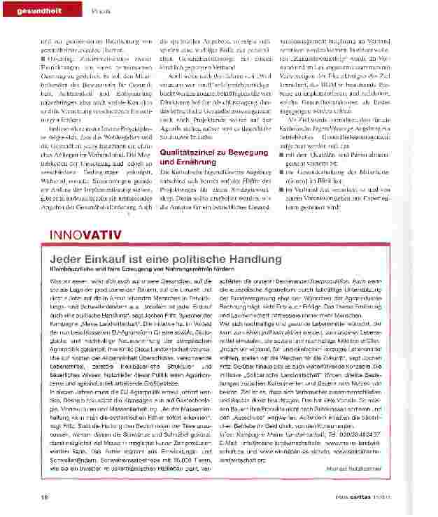 Vorschauseite 3: Gesunde Arbeit klappt, wenn alle mitmachen