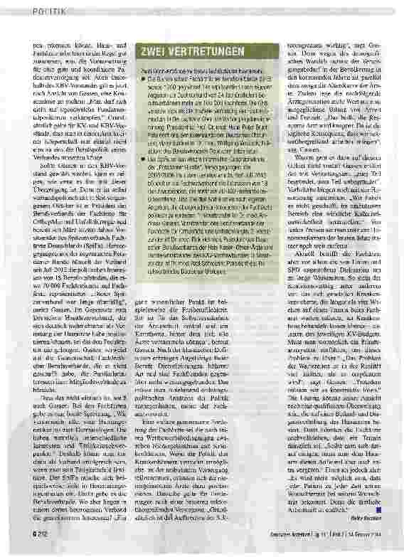 Vorschauseite 2: „Man darf sich nicht auf Fundamentalpositionen verkämpfen