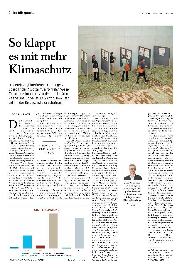 Vorschauseite 1: So klappt es mit mehr Klimaschutz.