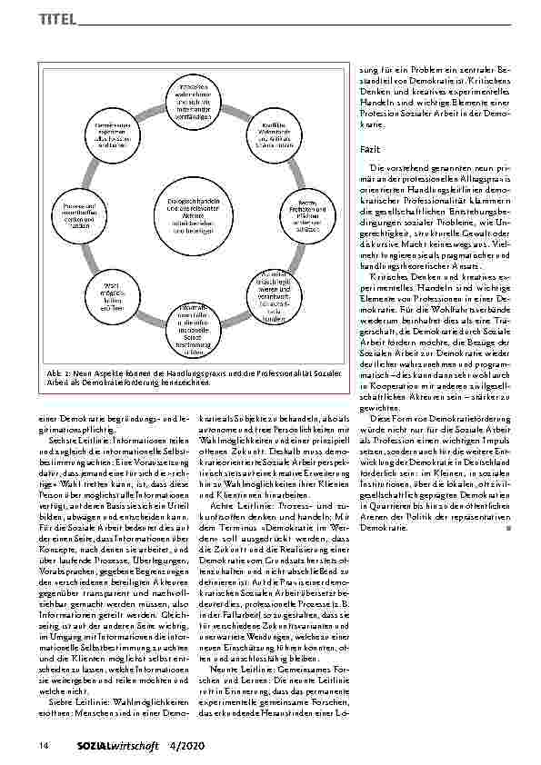 Vorschauseite 3: Demokratie und Profession