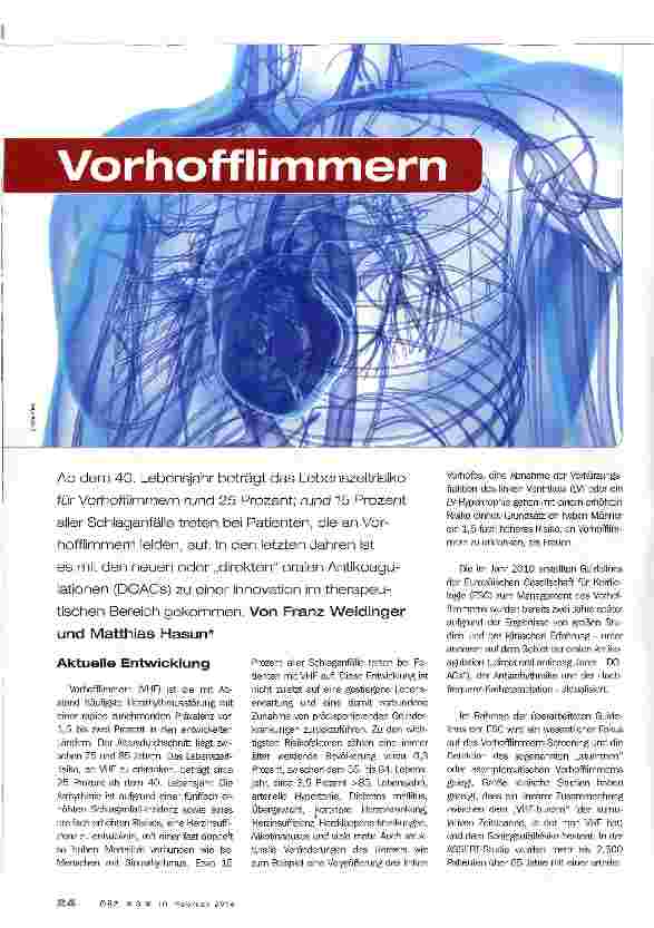 Vorschauseite 1: Vorhofflimmern