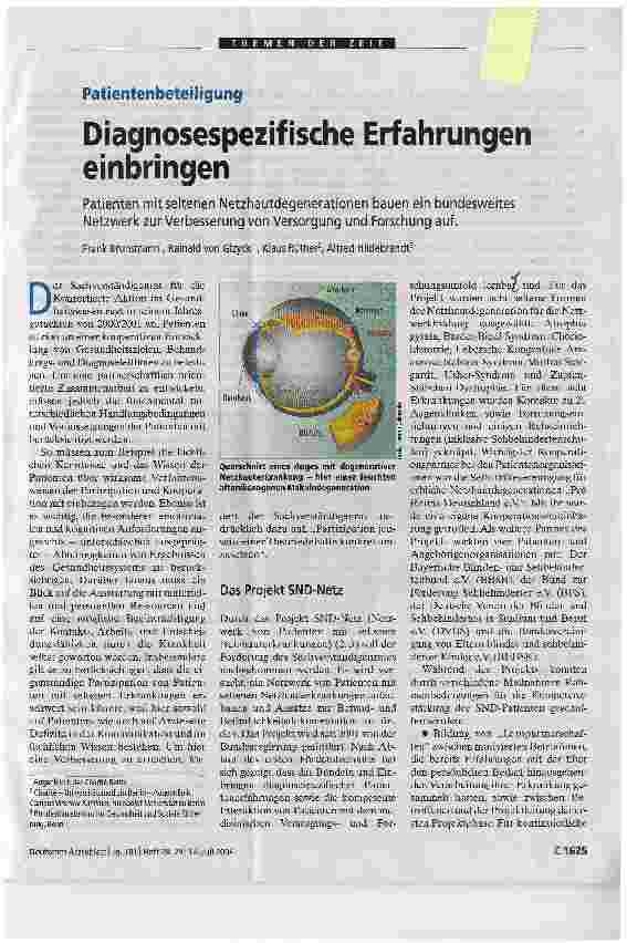 Vorschauseite 1: Diagnosespezifische Erfahrungen einbringen