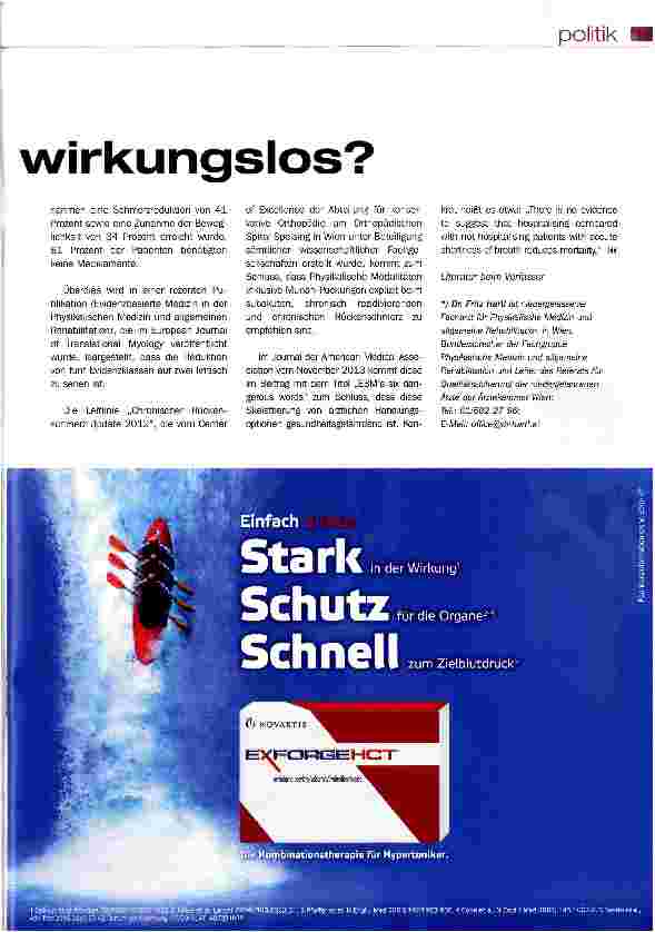 Vorschauseite 2: EbM: nicht bewiesen = wirkungslos?