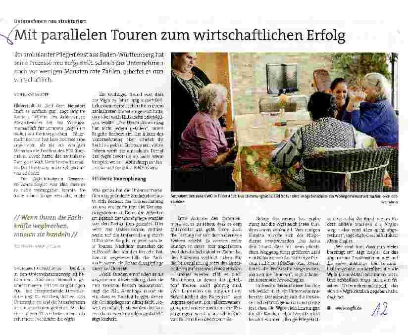 Vorschauseite 1: Mit parallelen Touren zum wirtschaftlichen Erfolg