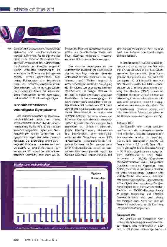 Vorschauseite 3: Clostridium difficile Infektion