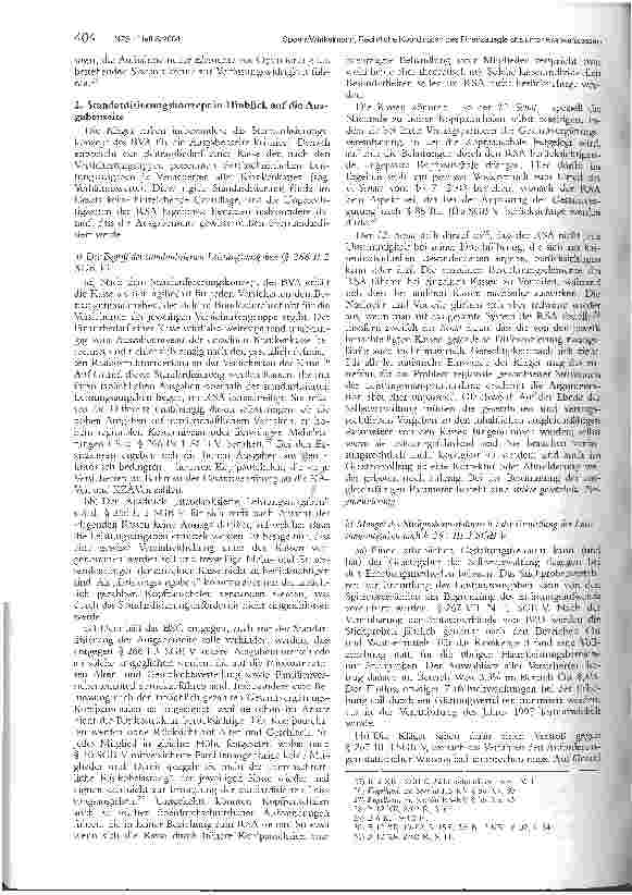 Vorschauseite 3: Rechtliche Koordinaten des Finanzausgleichs unter Krankenkassen-Die BSG-Urteile zum Risikostrukturausgleich (RSA) vom 24. Januar 2003 -