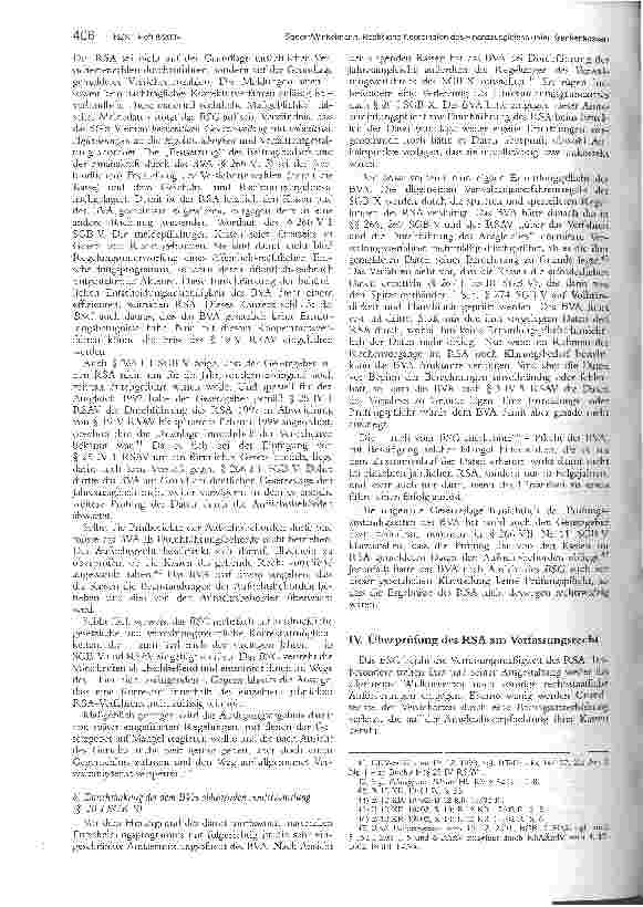 Vorschauseite 5: Rechtliche Koordinaten des Finanzausgleichs unter Krankenkassen-Die BSG-Urteile zum Risikostrukturausgleich (RSA) vom 24. Januar 2003 -