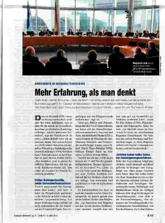 Vorschauseite 1: Mehr Erfahrung, als man denkt