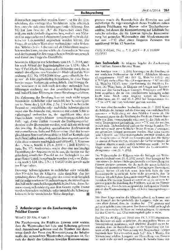 Vorschauseite 4: Vorläufige Untersagung des Inverkehrbringens gemäß § 4a Abs. 6 DiätV DiätV § 4a Abs. 6Zu den Anforderungen an ein diätetisches Lebensmittel im Sinne des § 1 Abs. 2 Nr. 1 Buchst, b…