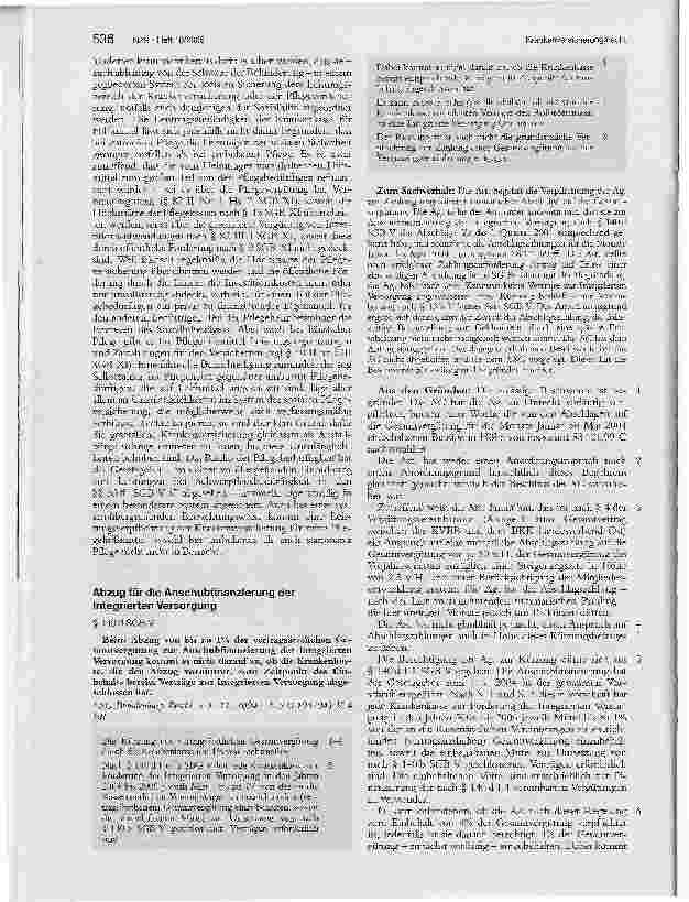 Vorschauseite 4: KrankenversicherungsrechtLeistungsverpflichtung der gesetzlichen Krankenversicherung - Vorhaltepflicht des Heimträgers