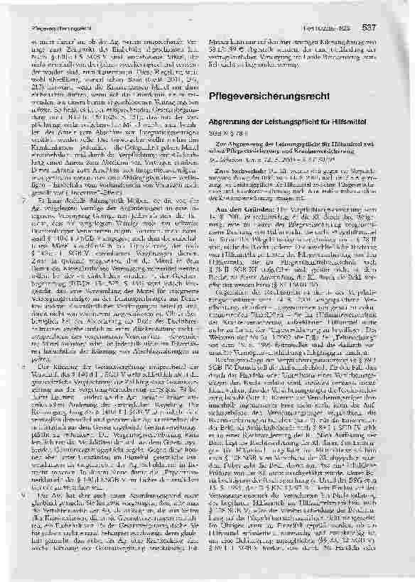 Vorschauseite 5: KrankenversicherungsrechtLeistungsverpflichtung der gesetzlichen Krankenversicherung - Vorhaltepflicht des Heimträgers