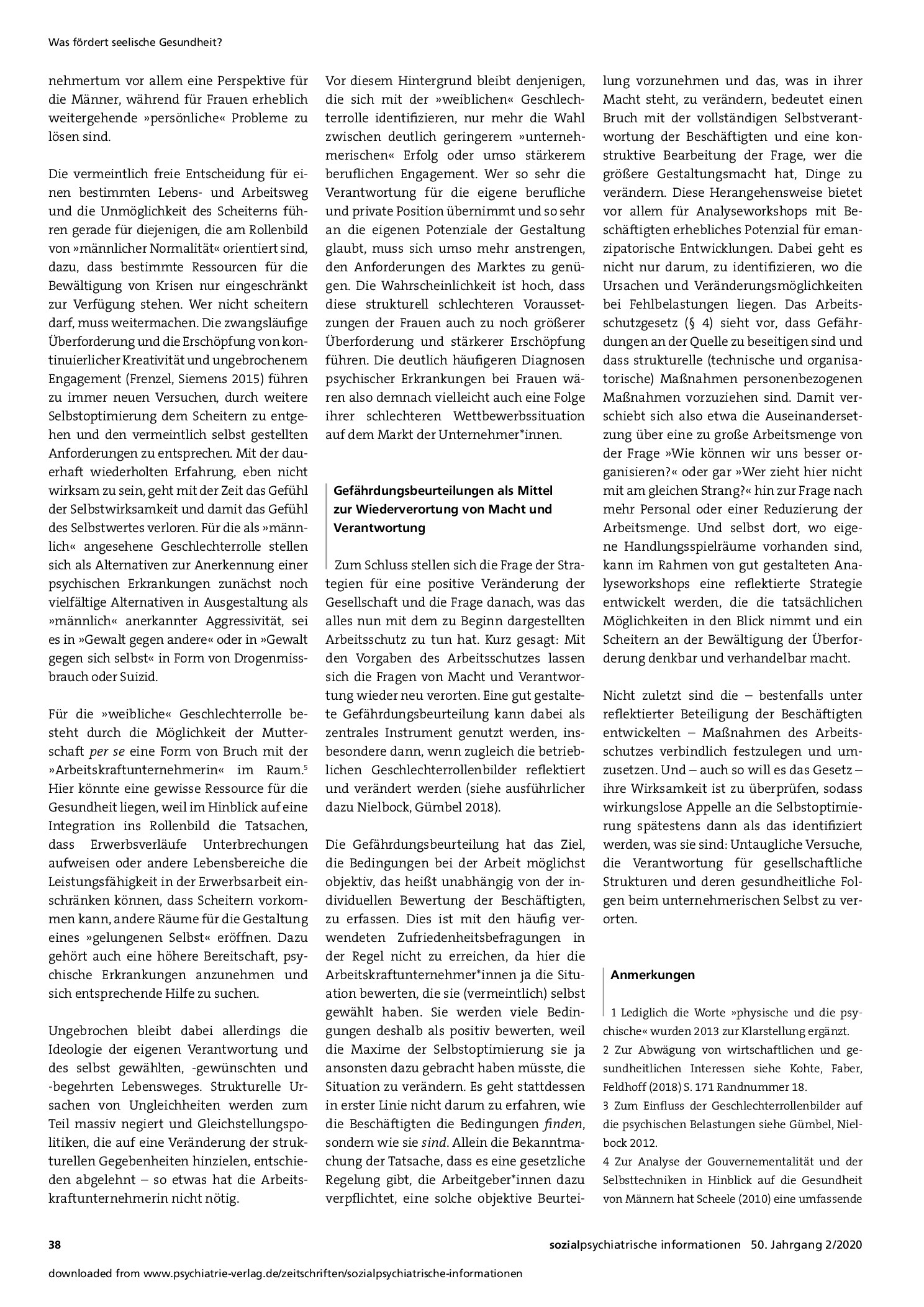 Vorschauseite 3: Selbstunternehmertum und psychische Gesundheit in der Arbeitswelt
